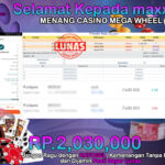 BUKTI JACKPOT LIVE CASINO MEGA WHEEL TERPERCAYA DI INDONESIA TGL 27-06-2024