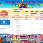 BUKTI JACKPOT SLOT WILD BANDITO TERPERCAYA DI INDONESIA TGL 03-07-2024