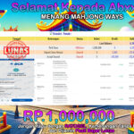 BUKTI JACKPOT SLOT MAHJONG WAYS TERPERCAYA DI INDONESIA TGL 30-07-2024