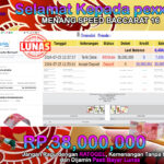 BUKTI JACKPOT SPEED BACCARAT 16 TERPERCAYA DI INDONESIA TGL 26-07-2024